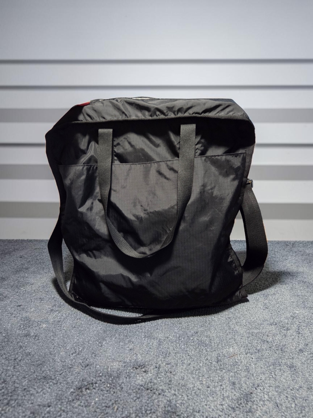 XL LeSportsac Shoulder And/Or Crossbody Black Nylon Tote